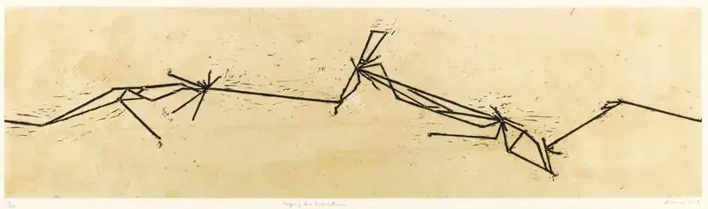 Zarina Hashmi (Artist), Mapping the Dislocations, 2001, Graphic Art