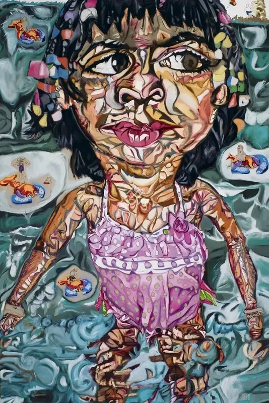 Schandra Singh (Artist), Neha, 2008, Painting