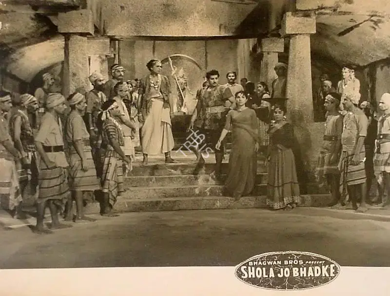 Bhagwan (Director), Shola Jo Bhadke, 1961, Lobby Card