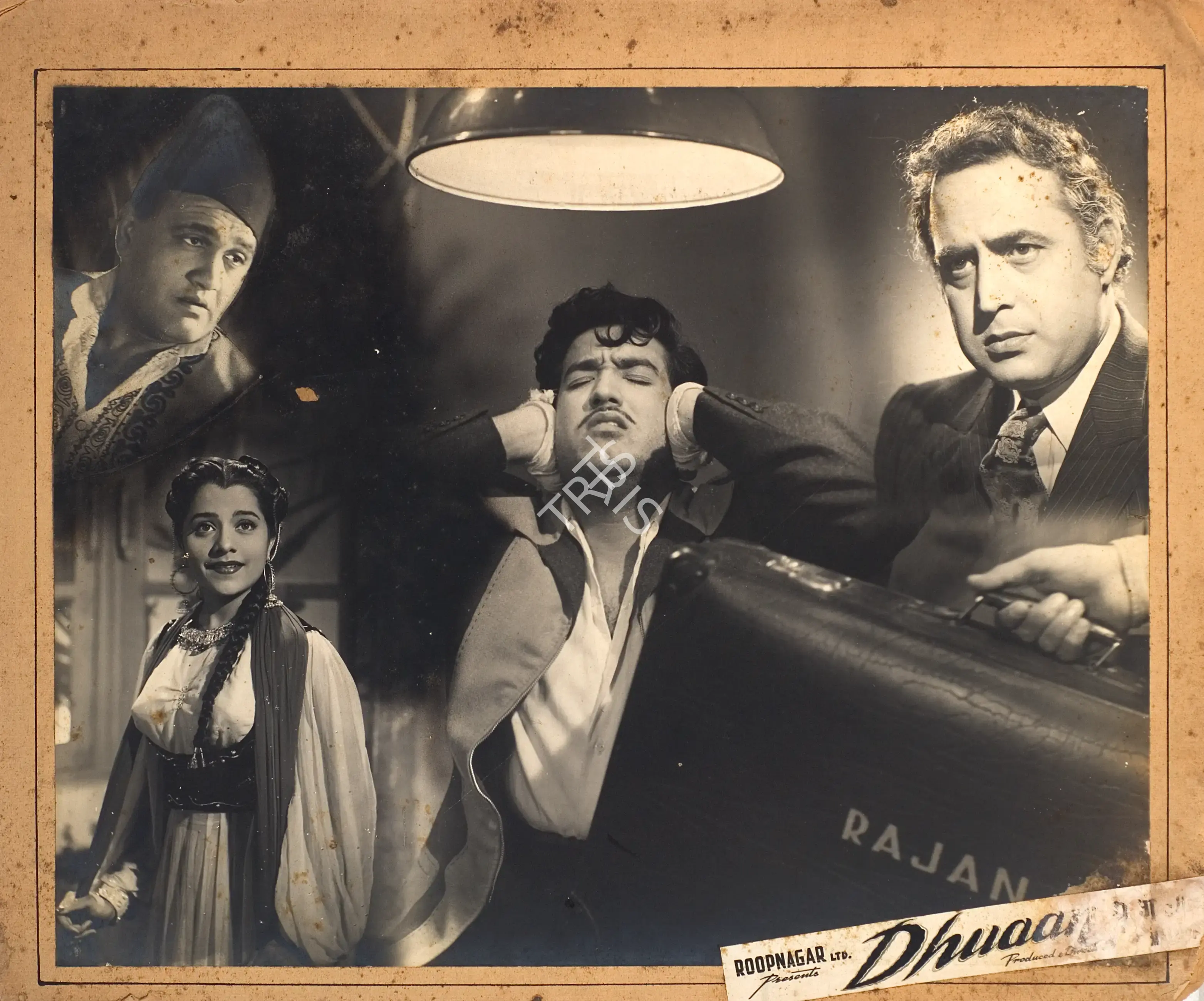 R.L. Malhotra (Producer), Dhuaan, 1953, Photographic Still Mounted on Lobby Card
