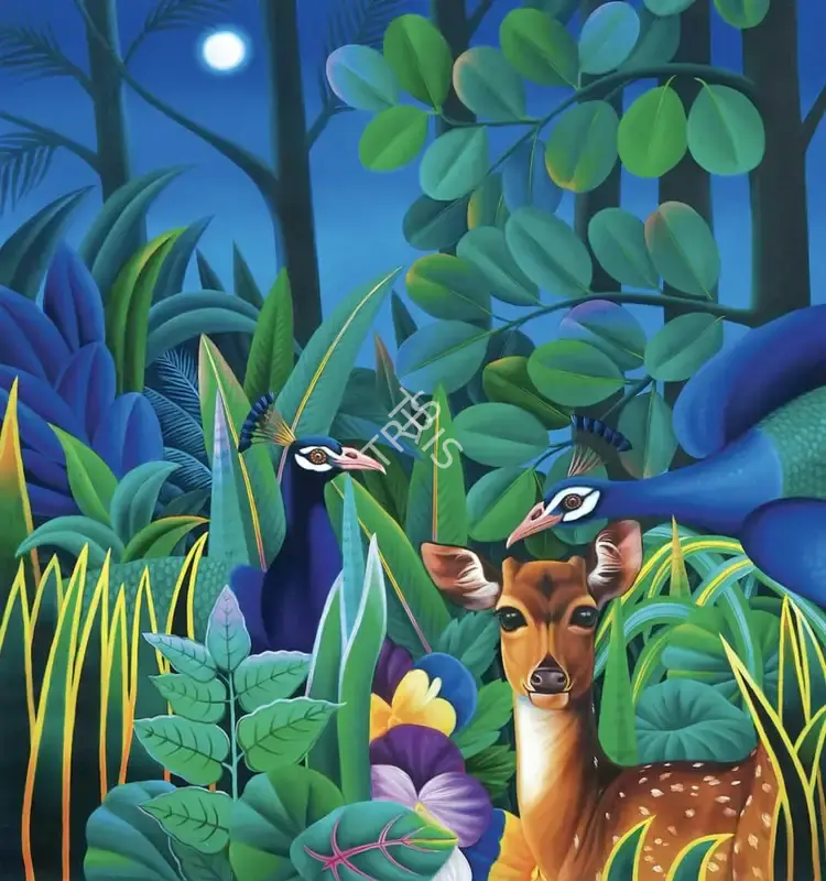 Murali Nagapuzha (Artist), Untitled, Painting