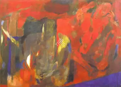 Tyeb Mehta (Artist), Untitled, 1966, Painting