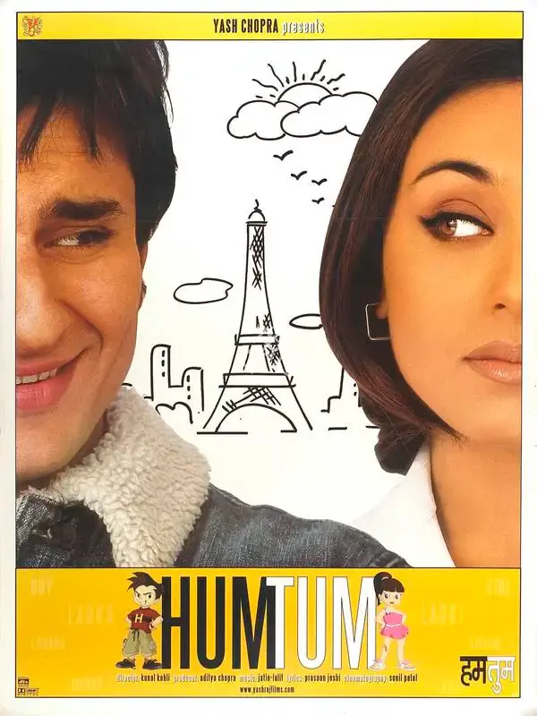 Aditya Chopra (Producer), Hum Tum, 2004, Full Sheet Poster