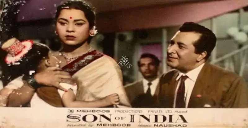 Mehboob (Producer), Son Of India, 1962, Lobby Card