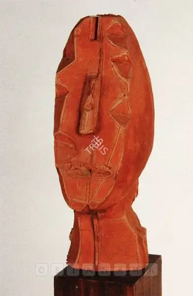 Himmat Shah (Artist), Terracotta Head, 1997, Sculpture