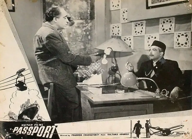 Pramod Chakravorty (Producer), Passport, 1961, Lobby Card