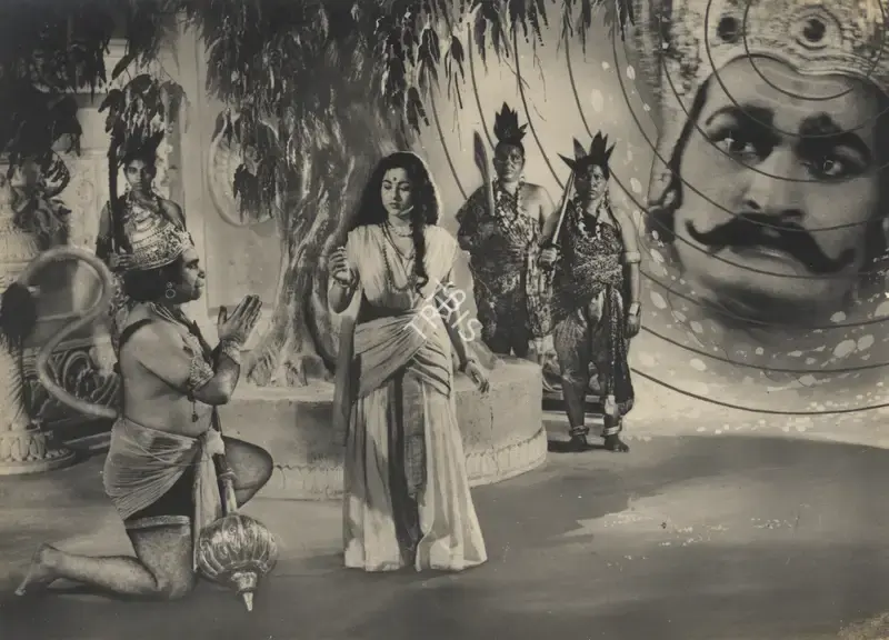 Aga Hasham (Cinematographer), Sampoorna Ramayana, 1961, Photographic Still