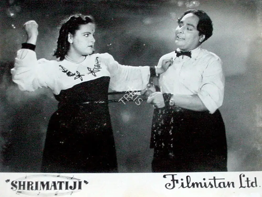 I.S. Johar (Director), Shrimatiji, 1952, Lobby Card