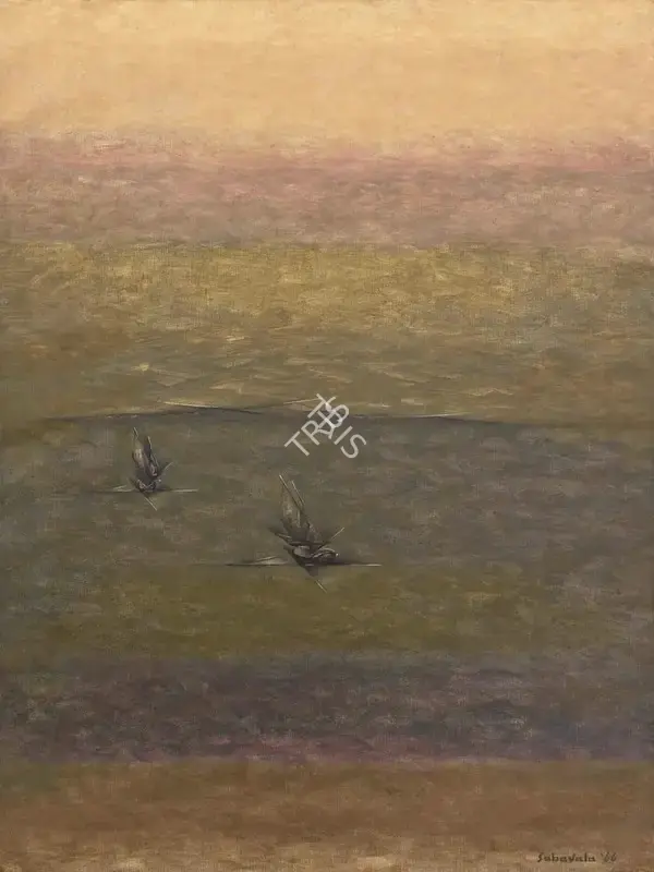Jehangir Sabavala (Artist), In the Ambush of a Calm, 1966, Painting