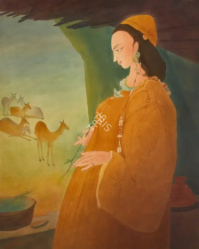 Chughtai, M.A.R. (Artist). Untitled, n.d. | Painting, So.Lon/25.10.22, 2022 · Sotheby's