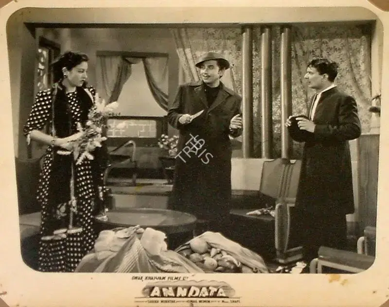 Sheikh Mukhtar (Producer), Anndata, 1952, Lobby Card