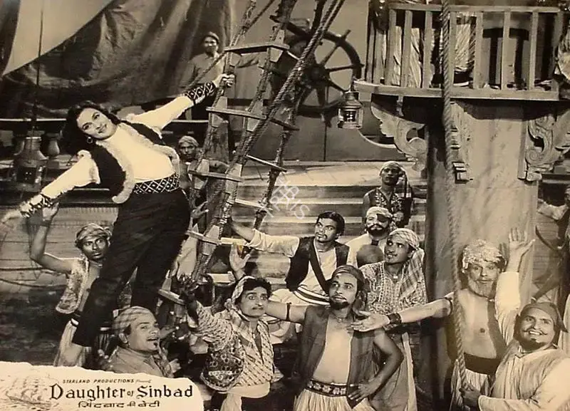 H. Khera (Producer), Sindbad Ki Beti, 1958, Lobby Card