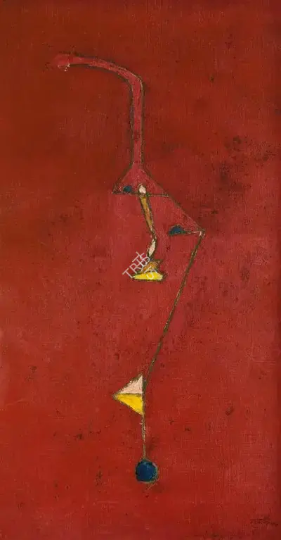 V.S. Gaitonde (Artist), Untitled, 1957, Painting