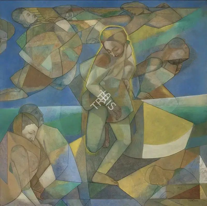 Neeraj Goswami (Artist), Arrival, 2005, Painting