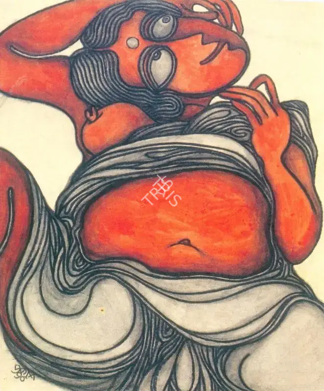 Prokash Karmakar (Artist), Untitled, 1996, Painting