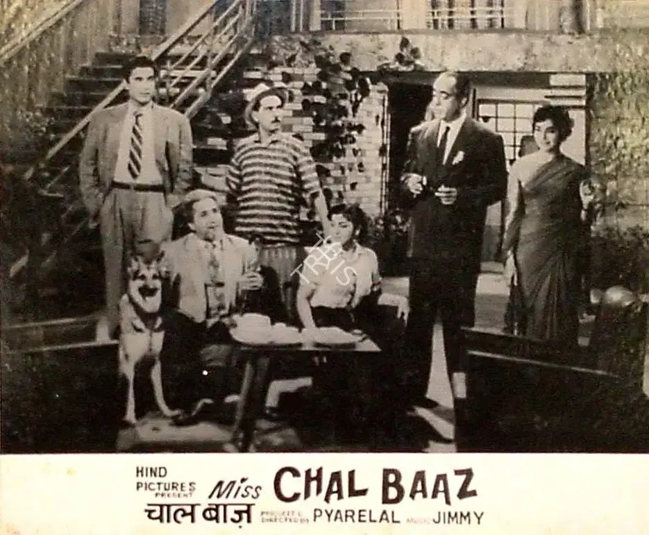 Pyarelal (Producer), Miss Chal Baaz, 1961, Lobby Card
