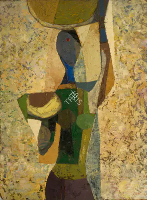 Jyoti Bhatt (Artist), Untitled, 1959, Painting
