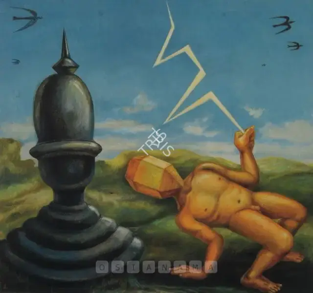 Gopikrishna (Artist), Monument For A Sculptor, 2000, Painting
