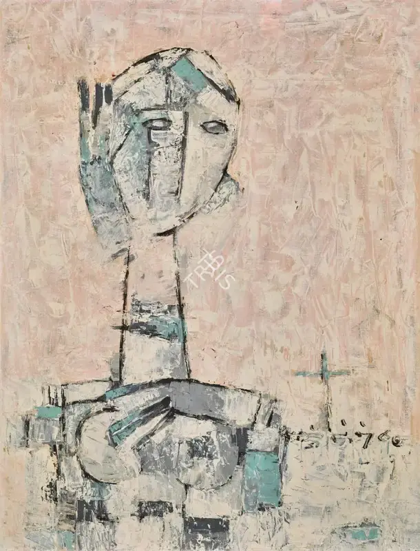 G.R. Santosh (Artist), Untitled, 1960, Painting