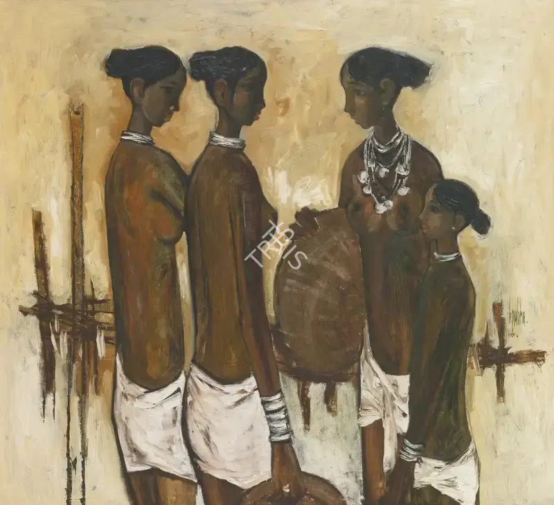 B. Prabha (Artist), Untitled, 1966, Painting