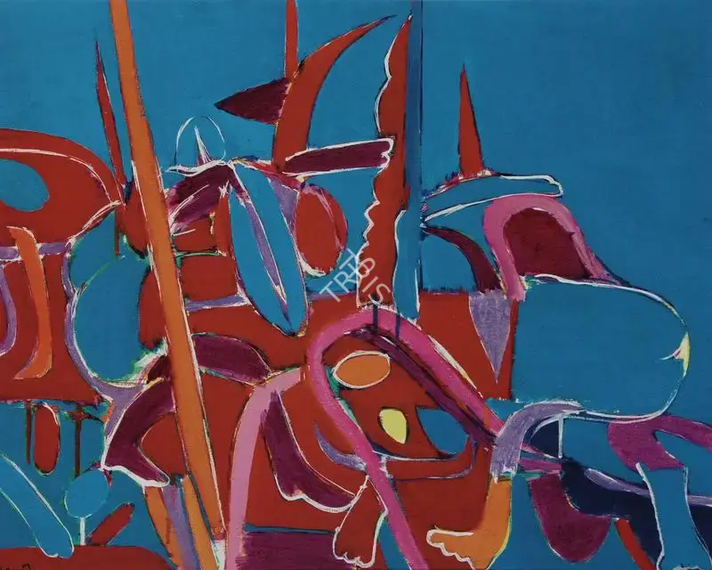 Subramanyan, K.G. (Artist). Untitled, n.d. | Painting, Ch.NeY/20.09.06, 2006 · Christie's