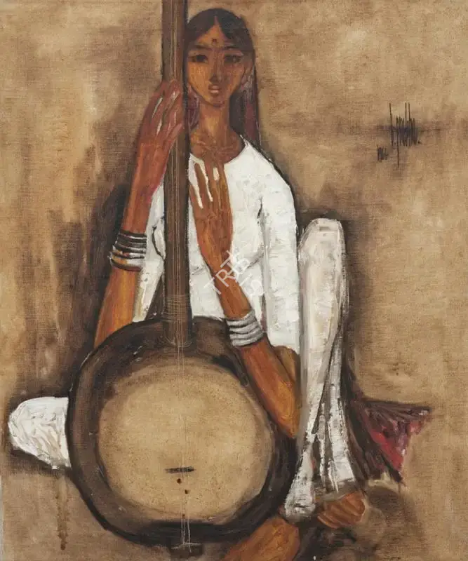 B. Prabha (Artist), Untitled, 1966, Painting