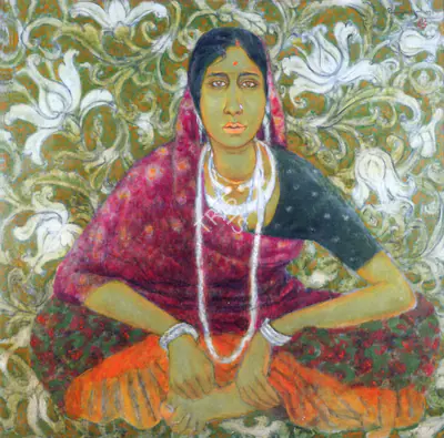 Ramachandran, A. (Artist). Hardari From Pai Village, 1994 | Painting, So.NeY/19.03.12, 2012 · Sotheby's