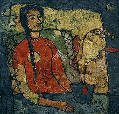 V.S. Gaitonde (Artist), Untitled, 1951, Painting