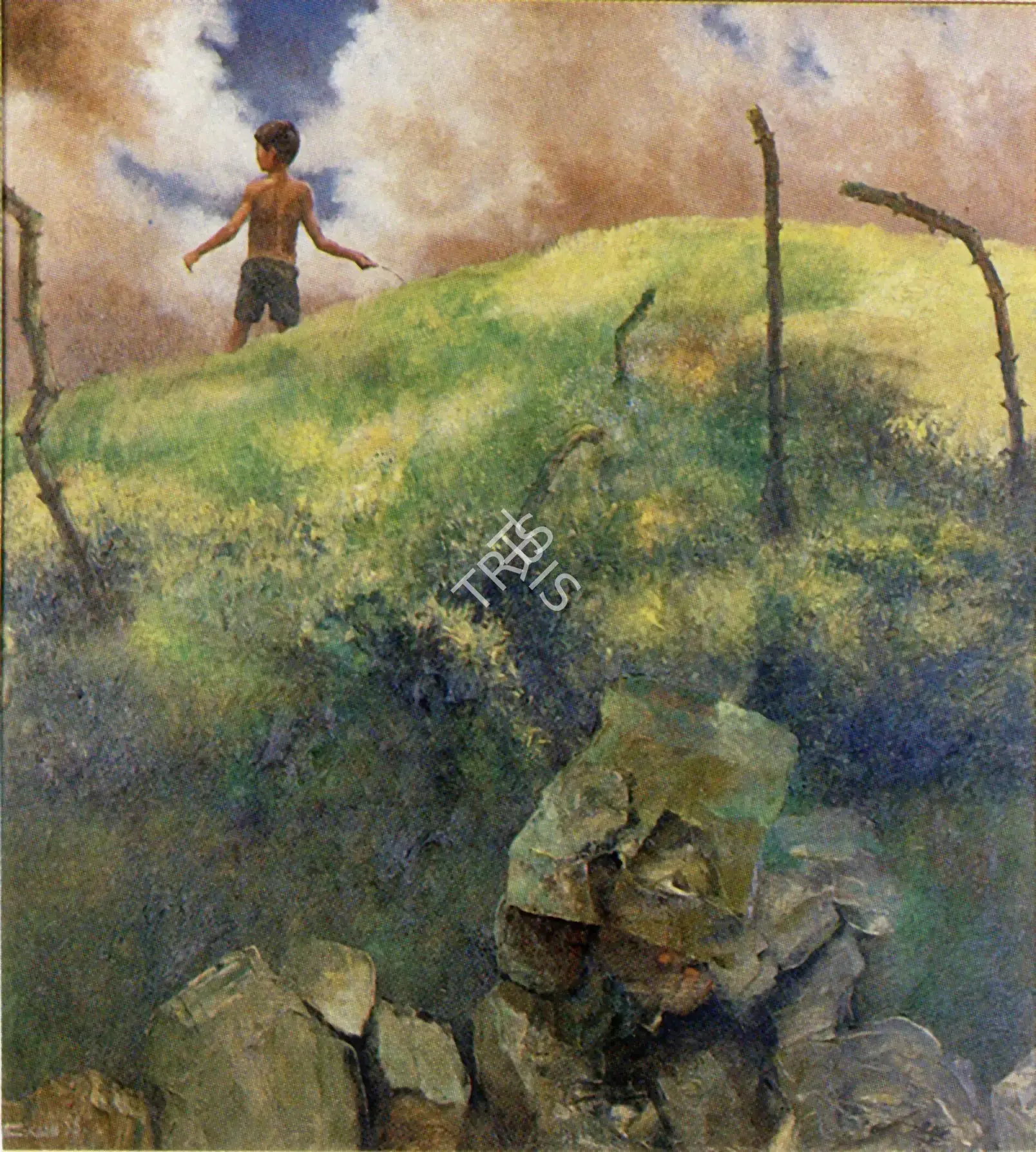 Bhattacharjee, Bikash (Artist). Vijay, n.d. | Painting, So.Bom/26.03.89