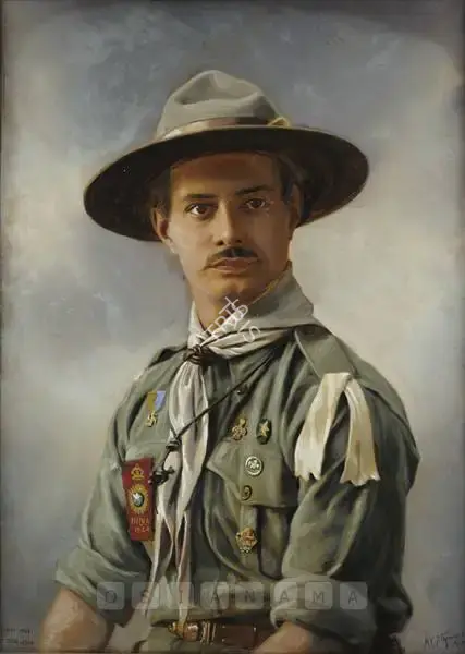 M.F. Pithawala (Artist), Portrait, 1925, Painting