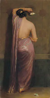 Mazumdar, Hemendranath (Artist). Abhiman (Wounded Vanity), n.d. | Painting, Ch.Lon/12.06.18, 2018 · Christie's