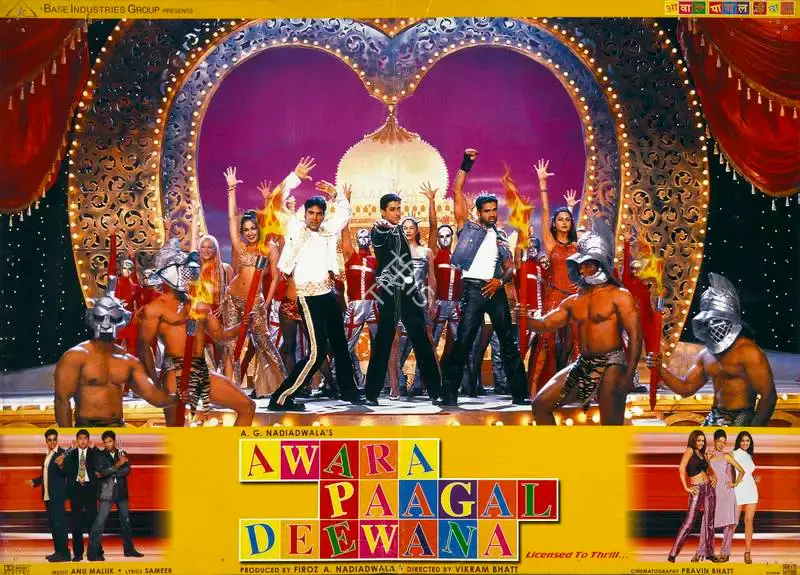 Firoz A. Nadiadwala (Producer), Awara Paagal Deewana, 2002, Lobby Card