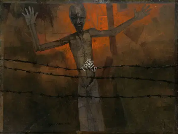 Ray, Shyamal Dutta (Artist). Surrender, 2001 | Painting, AG.Mum/15.05.13, 2013 · Asta Guru