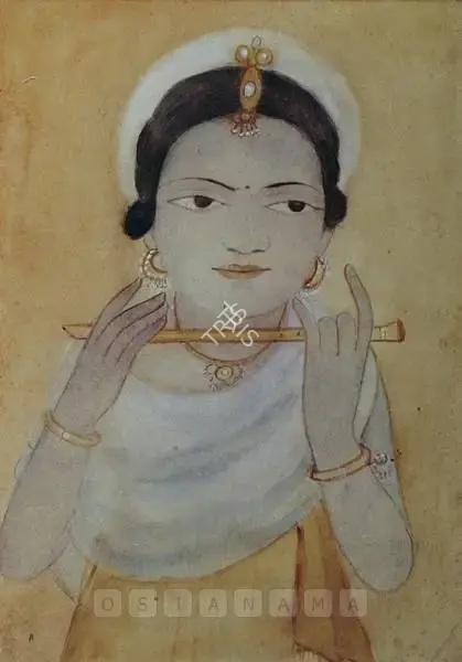 Sunayani Devi (Artist), Krishna, Painting