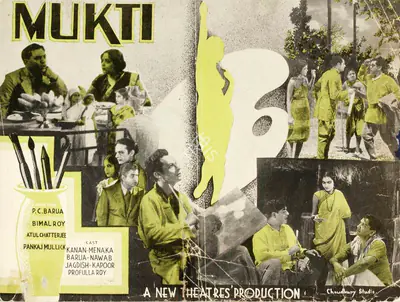 B.N. Sircar (Producer), Mukti, 1937, Handbill