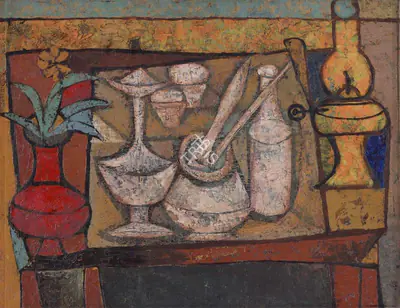 Jyoti Bhatt (Artist), Untitled, Painting