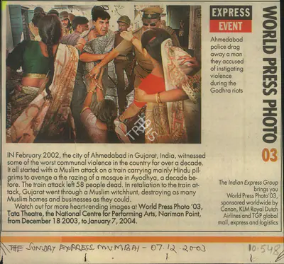 World Press Photo 03, 2003, Newspaper Clipping