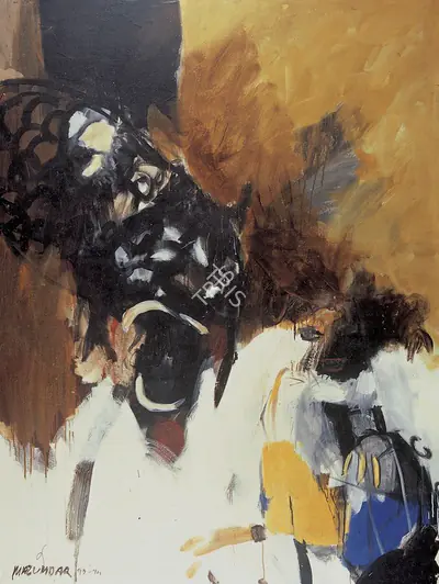 Chittrovanu Mazumdar (Artist), Untitled, 1994, Painting