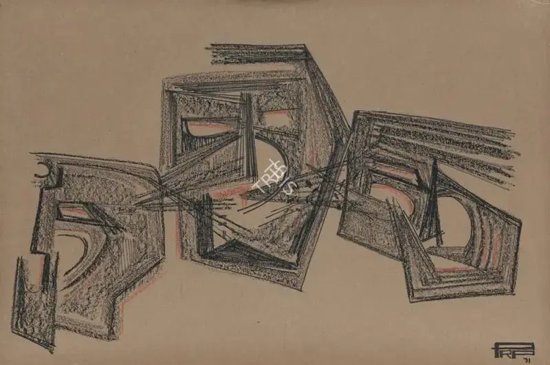 Pochkhanawala, Pilloo (Artist). Untitled, 1971 | Painting, Sa.Onl/15.12.22, 2022 · Saffronart