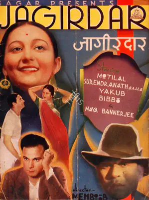 Mehboob (Director), Jagirdar, 1937, Song-Synopsis Booklet
