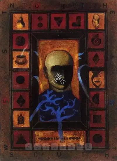 Baiju Parthan (Artist), The Blue Prince, 2000, Painting