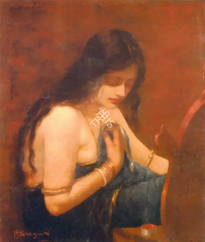 Hemendranath Mazumdar (Artist), Memory (Or Recollection), Painting