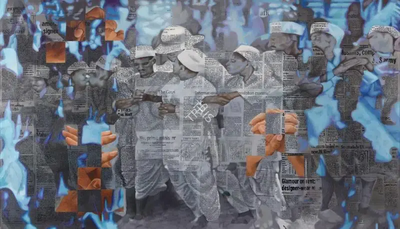 Manish Modi (Artist), Unity, Painting