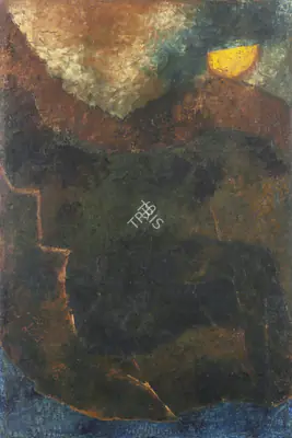 Padamsee, Akbar (Artist). Untitled (Metascape), 1973 | Painting, So.NeY/18.03.15, 2015 · Sotheby's