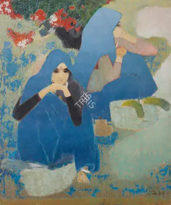 Bendre, N.S. (Artist). Untitled, 1971 | Painting, Sa.Mum/17.09.20, 2020 · Saffronart