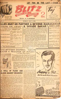 R.K. Karanjia (Editor), Blitz, 1942, Magazine