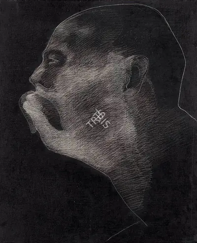Rameshwar Broota (Artist), Head III, 1990, Painting