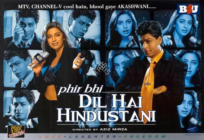 Juhi Chawla (Producer), Phir Bhi Dil Hai Hindustani, 2000, Full Sheet Poster