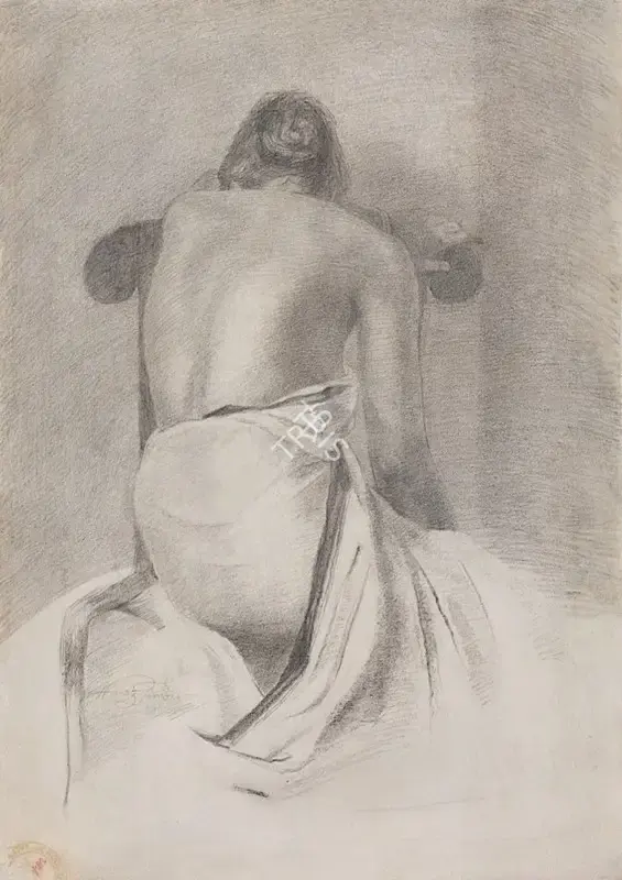 Hemendranath Mazumdar (Artist), Untitled, Drawing