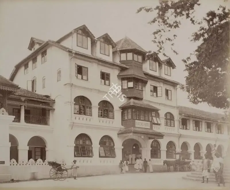 Unknown (Photographer), Queens Hotel. Kandy, 1901, Antiquarian Photograph